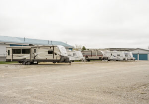 AllSeason_021 Outdoor RV and camper trailer storage lot at All Seasons Storage in Franksville, WI