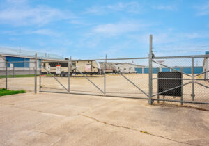 AllSeason_016a Fenced and gated outdoor RV and trailer storage lot at All Seasons Storage in Franksville, WI